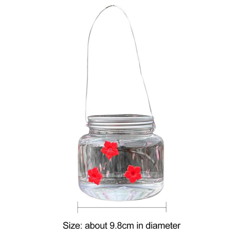 Plastic Flower Feeder For Hummingbirds In Your Garden